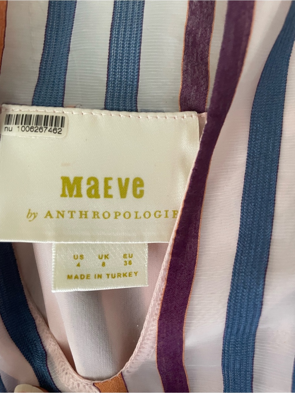 Maeve Anthropologie taffeta ruffle shirt - Picture 3 of 6
